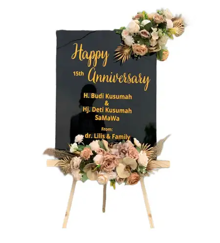Papan Bunga Akrilik Glintang